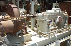 Installation of boiler feedwater pump