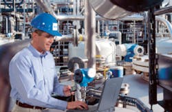 Figure 2. A technician manages a flowmeter’s calibration data via a software system. Figure 2. A technician manages a flowmeter’s calibration data via a software system.