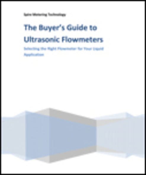 Ultrasonic Flowmeter Selection White Paper &ndash; Spire Metering Technology