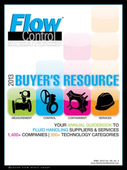 Flow Control Magazine&rsquo;s April 2013 Cover