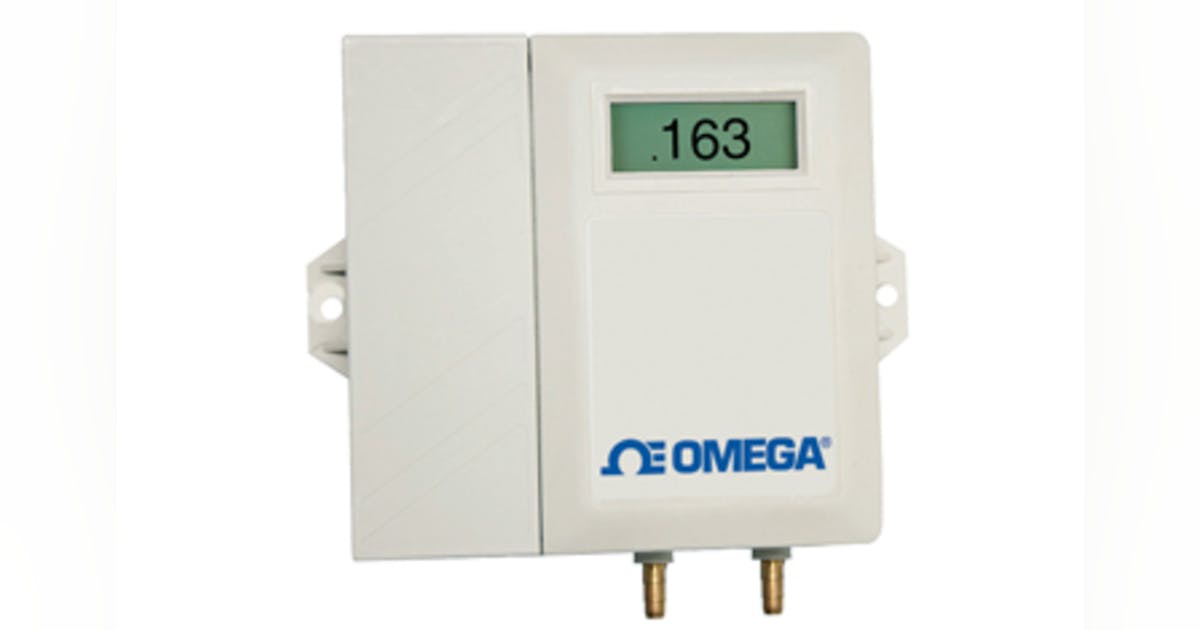 Omega Offers DifferentialPressure Transmitter for Energy Management