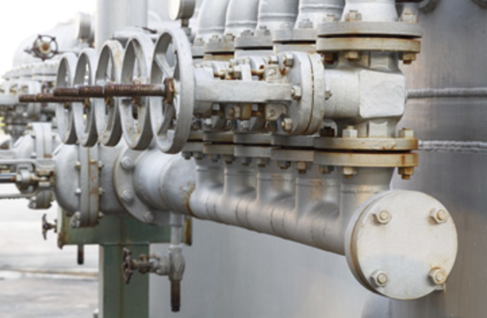 Valves In Industrial Setting