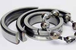 Disassembled Ball Bearing Disassembled Ball Bearing