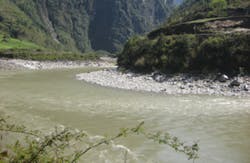 Nu River in China