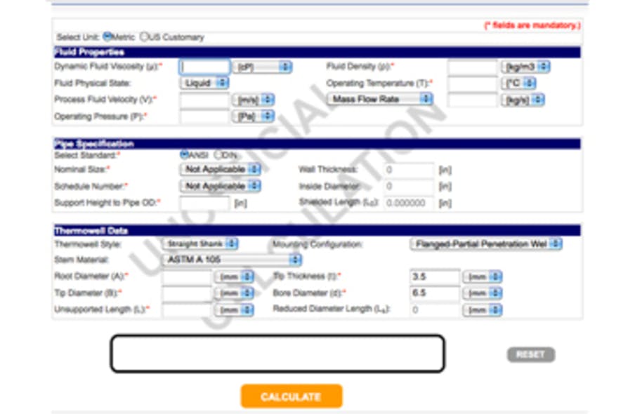 Emerson Introduces Online Thermowell Calculation Tool P.I. Process