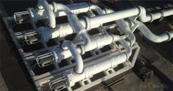 QS Energy’s AOT is a patent-protected hardware system designed to reduce the viscosity of crude oil transported via pipeline through the principles of electrorheology. (Photo courtesy of QS Energy) QS Energy’s AOT is a patent-protected hardware system designed to reduce the viscosity of crude oil transported via pipeline through the principles of electrorheology. (Photo courtesy of QS Energy)