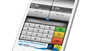 The mass flow converter app allows the calibrator to confirm if two flow instruments with different reference temperatures correlate.