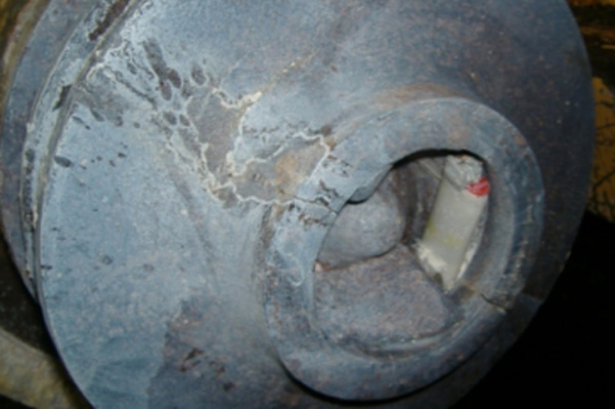 A pump with an enclosed impeller that is plugged (notice the cigarette lighter). (Courtesy SCA)