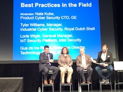 Roundtable discussion on industrial cybersecurity at GE Minds+Machines 2015 (Courtesy Matt Migliore)