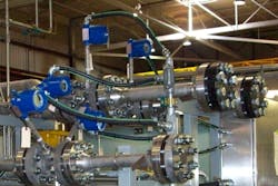 Hoffer Flow Controls’ meters and rate indicators in an NOx ultra pure water application. Courtesy of Hoffer Flow Controls Hoffer Flow Controls’ meters and rate indicators in an NOx ultra pure water application. Courtesy of Hoffer Flow Controls