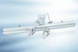 The OPTISONIC 8300 ultrasonic flow meter for steam or hot gas measurement from KROHNE Inc. Courtesy of KROHNE Inc. The OPTISONIC 8300 ultrasonic flow meter for steam or hot gas measurement from KROHNE Inc. Courtesy of KROHNE Inc.