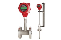 Sierra Instruments recently introduced the next generation series of its orginigal vortex flow meter, the InnovaMass 240i/241i, for gas, liquid and steam measurement. Courtesy of Sierra Instruments