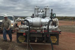 A portable prover on a lease automatic custody transfer unit. All graphics courtesy of Micro Motion A portable prover on a lease automatic custody transfer unit. All graphics courtesy of Micro Motion