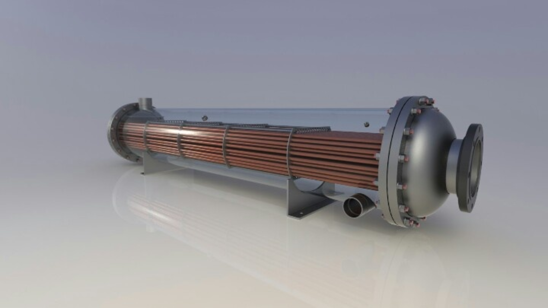 A mechanical pressure vessel design (Courtesy of Hi-Tech CADD Services)