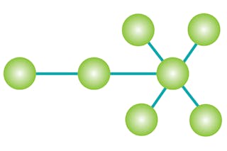 Figure 3. The center nodes here act as repeater/slaves. Graphic courtesy of Phoenix Contact.