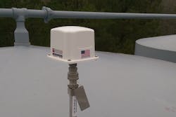 A Class 1, Division 1 safe, battery-powered radio module is connected to a magnetostrictive level sensor. Courtesy of SignalFire Wireless Telemetry. A Class 1, Division 1 safe, battery-powered radio module is connected to a magnetostrictive level sensor. Courtesy of SignalFire Wireless Telemetry.