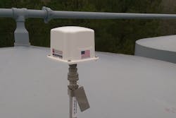 A Class 1, Division 1 safe, battery-powered radio module is connected to a magnetostrictive level sensor. Courtesy of SignalFire Wireless Telemetry.
