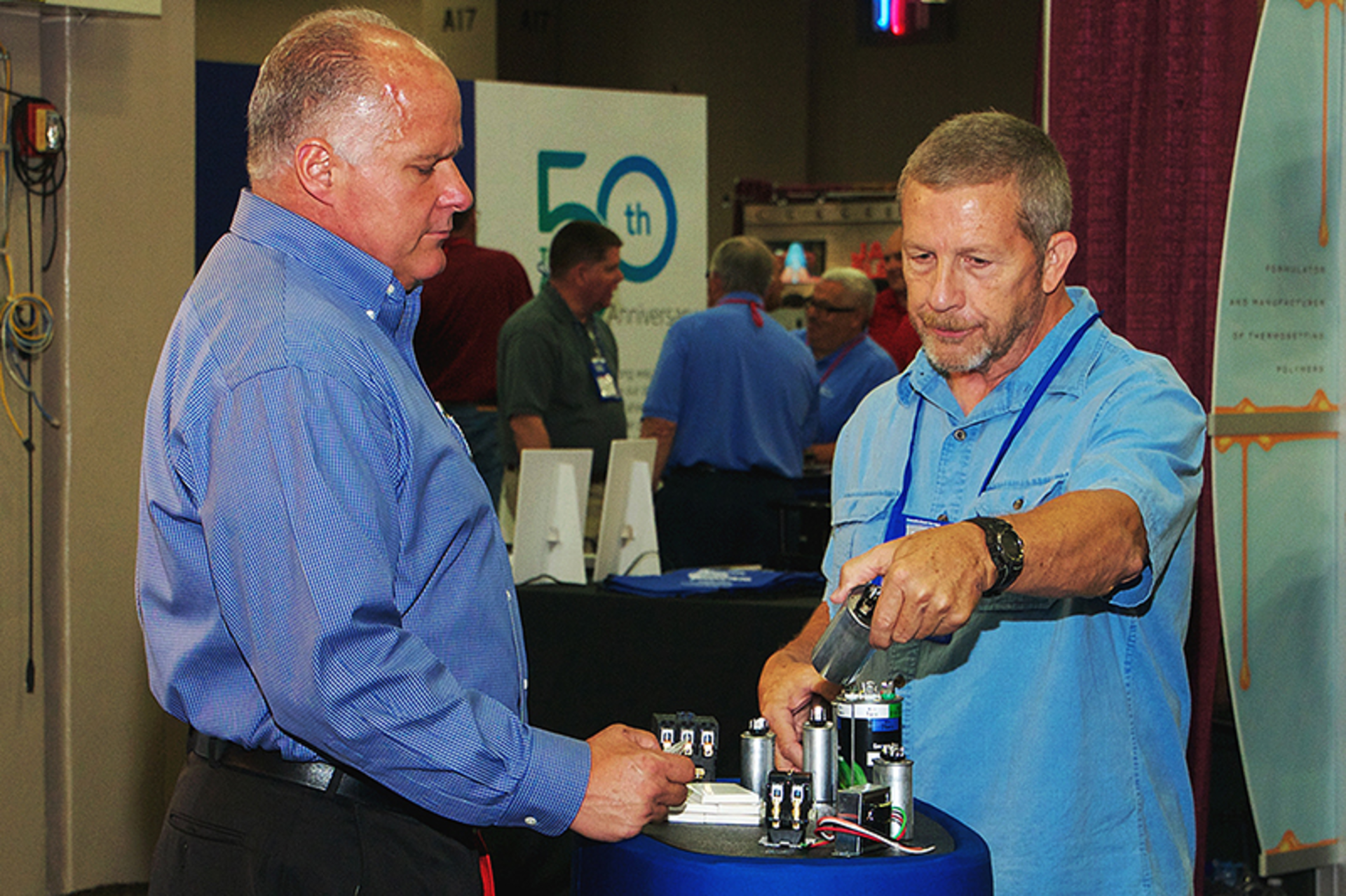 Electrical and mechanical equipment and services professionals attend the 2015 EASA Convention. Courtesy of he Electrical Apparatus Service Association Inc.