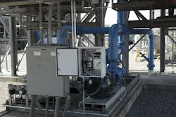 Advanced measurement systems can be installed on existing pump systems to enable online condition monitoring and future IIoT technologies. All images courtesy of National Instruments