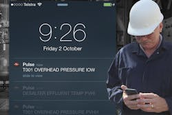 An app allows users to forward, share and receive critical alarms and events to increase situational awareness. All graphics courtesy of Honeywell. An app allows users to forward, share and receive critical alarms and events to increase situational awareness. All graphics courtesy of Honeywell.