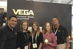 Editor in Chief Lori Ditoro with the Vega team during OTC 2016