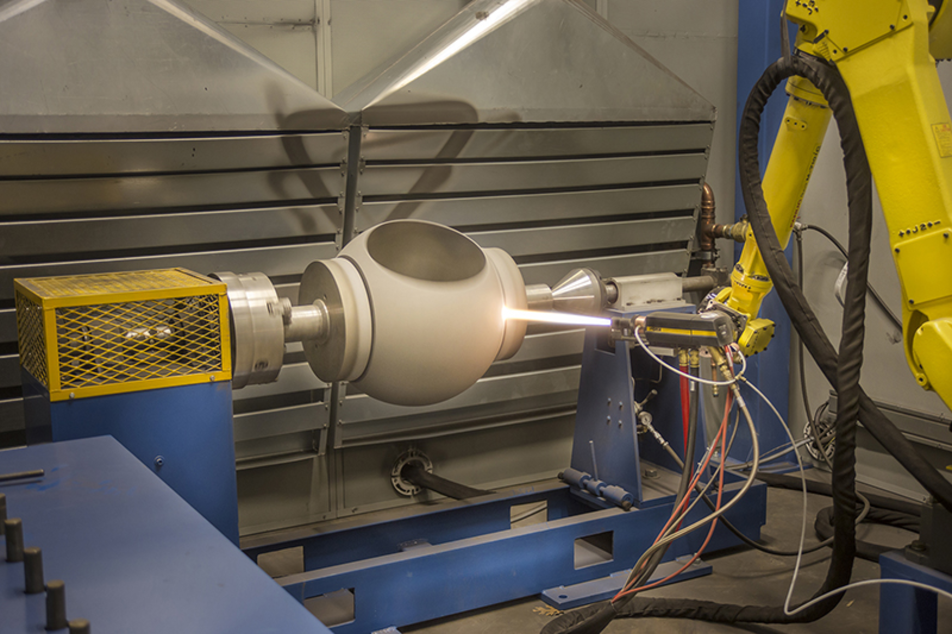 Ball valve trim hardening process. Image courtesy of Gobind Khiani