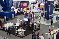 The international exhibit hall during TPS 2015. All images courtesy of Turbomachinery Laboratory
