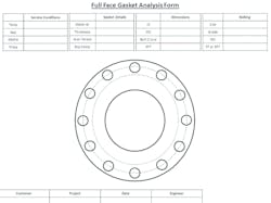 Figure 2. Sample worksheet for recording notes and thickness measurements Figure 2. Sample worksheet for recording notes and thickness measurements