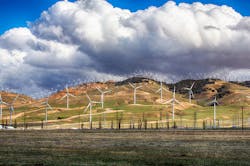 Bakersfield, California, wind turbine farm. Gary Tognoni/iStock