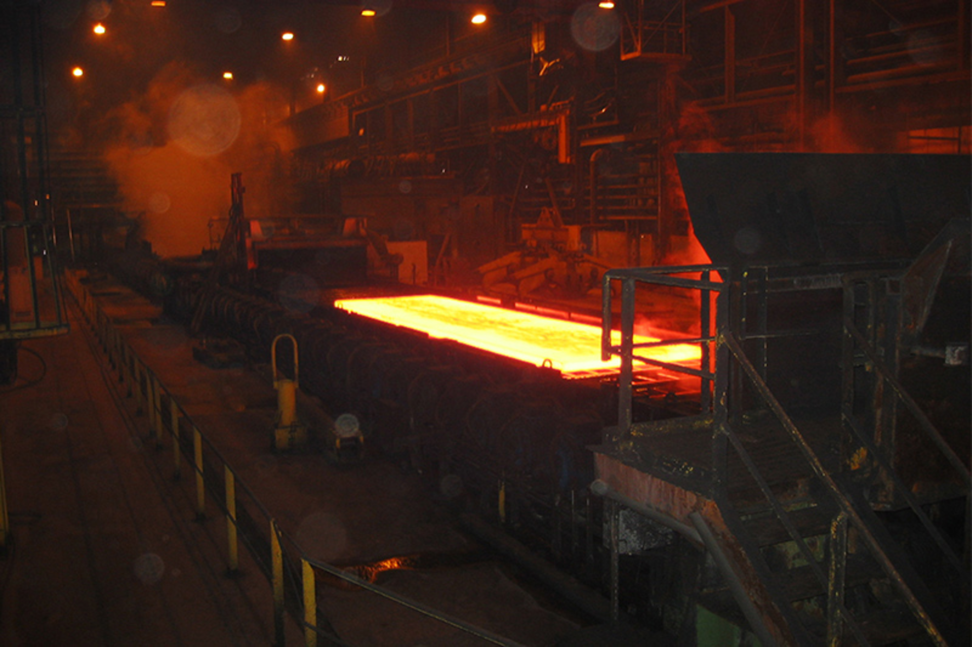 Hot strip mill process line. All graphics courtesy of Hunt Valve