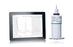 Image 1. With Bluetooth, modern radar level transmitters can be commissioned from a tablet or a smartphone. All graphics courtesy of Endress+Hauser Image 1. With Bluetooth, modern radar level transmitters can be commissioned from a tablet or a smartphone. All graphics courtesy of Endress+Hauser