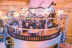 Zevacor Molecular used a copper pipe joining solution for water and compressed air on the first commercial, 70-million-electron-volt cyclotron dedicated to producing medical isotopes. All images courtesy of Viega. Zevacor Molecular used a copper pipe joining solution for water and compressed air on the first commercial, 70-million-electron-volt cyclotron dedicated to producing medical isotopes. All images courtesy of Viega.