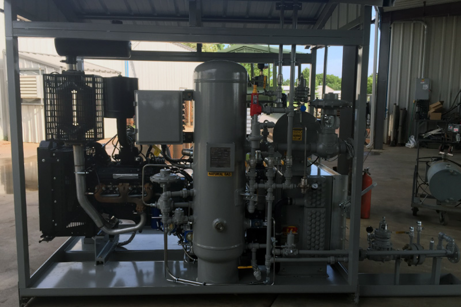 Compressors at the manufacturer&rsquo;s facility. All images courtesy of Norriseal-Wellmark