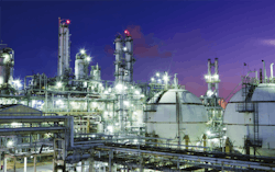 In ethylene plants, level instrumentation plays a key role in balancing environment, health, and safety, while maximizing productivity. (Image courtesy of Magnetrol International)