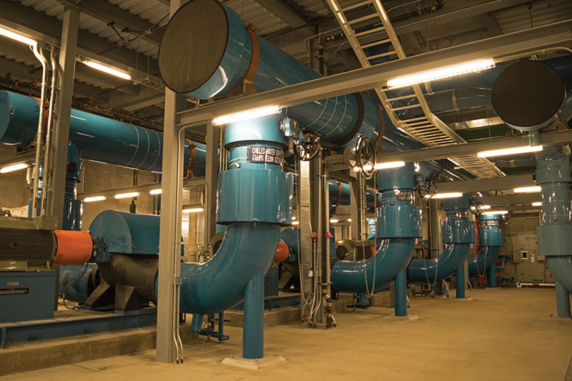 An example of equitable distribution of pumps with the goal of increasing equipment lifespan. Image courtesy of Petasense