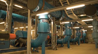 An example of equitable distribution of pumps with the goal of increasing equipment lifespan. Image courtesy of Petasense