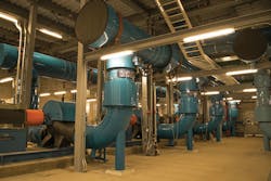 An example of equitable distribution of pumps with the goal of increasing equipment lifespan. Image courtesy of Petasense An example of equitable distribution of pumps with the goal of increasing equipment lifespan. Image courtesy of Petasense