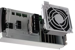 Image 1. Main source of cooling for drives. Check for dust and debris. All graphics courtesy of Danfoss Drives Image 1. Main source of cooling for drives. Check for dust and debris. All graphics courtesy of Danfoss Drives
