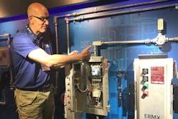 Eaton demonstrated its new explosion-proof enclosure at the Offshore Technology Conference (OTC) in Houston.