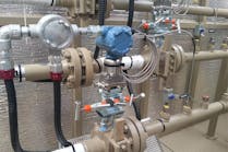 Image 1. Wells outfitted with plunger lift systems typically use DP flowmeters to measure gas production. All graphics courtesy of Emerson Automation Solutions