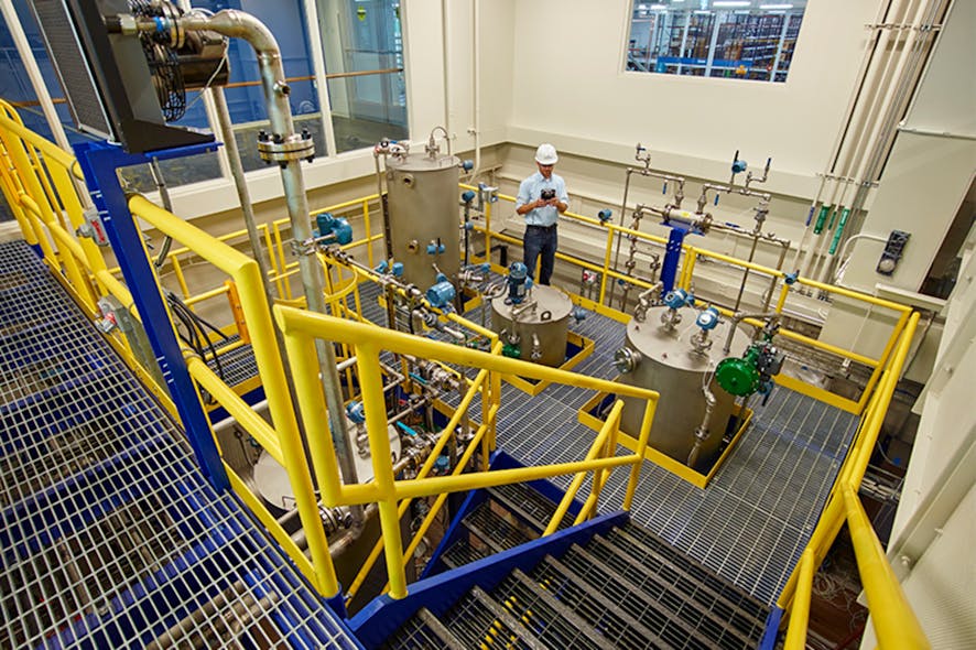 Emerson&rsquo;s Interactive Plant Environment boasts a breadth of Emerson products where students can increase skills and knowledge through real-life scenario based labs. Image courtesy of Emerson Automation Solutions