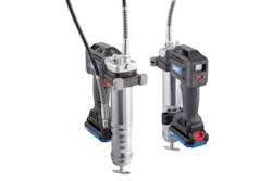 Image 1. Battery-powered, portable grease gun. Image 1. Battery-powered, portable grease gun.