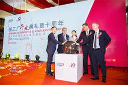 CMR managers and assorted dignitaries gather at the opening of the company’s new factory in Suzhou, China CMR managers and assorted dignitaries gather at the opening of the company’s new factory in Suzhou, China