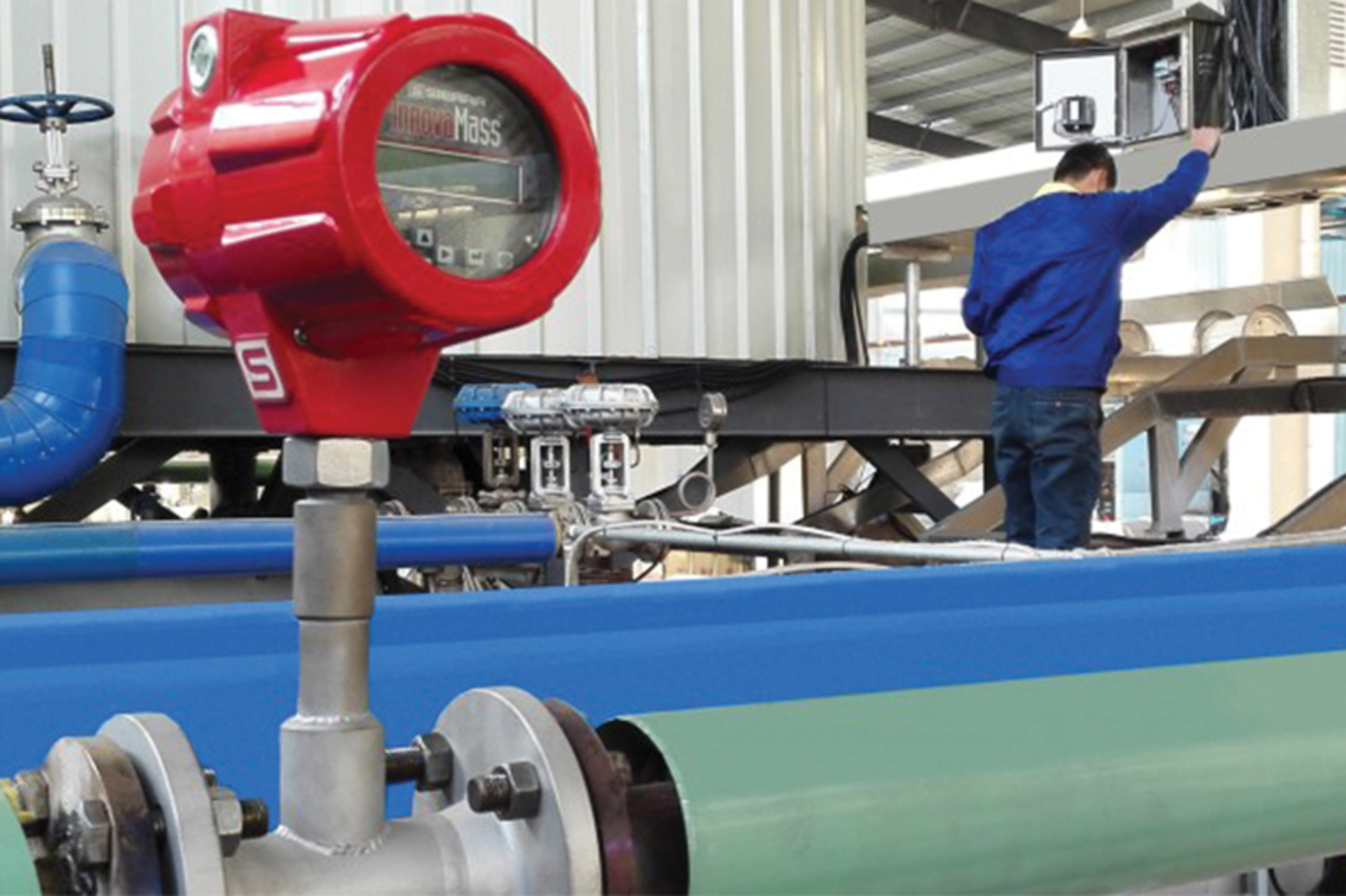 Figure 1. Flowmeter for steam measurement. All graphics courtesy of Flow Research