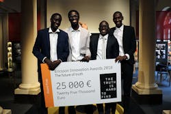 Team OwnLabs from Senegal has been selected as the overall winner of the Ericsson Innovation Awards 2018. Graphic courtesy of Ericsson