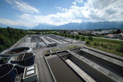 Figure 4. After an audit, the wastewater treatment plant in Switzerland installed Endress+Hauser&rsquo;s W@M life cycle management software.