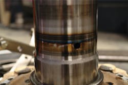 Excessive heat under seal lip Excessive heat under seal lip