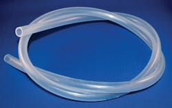 Figure 1. PVDF tubing can be made with varying degrees of flexibility. Figure 1. PVDF tubing can be made with varying degrees of flexibility.