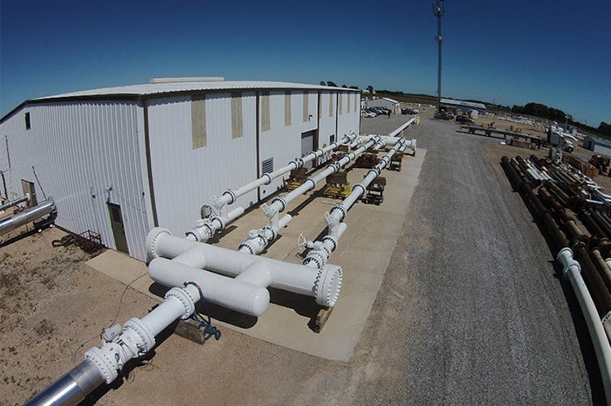 CEESI natural gas flow calibration facility in Garner, Iowa. Graphic courtesy of CEESI