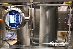 The ES-FLOW is liquid-independent and can be used for all liquids without recalibration. Graphic courtesy of Bronkhorst High-Tech The ES-FLOW is liquid-independent and can be used for all liquids without recalibration. Graphic courtesy of Bronkhorst High-Tech